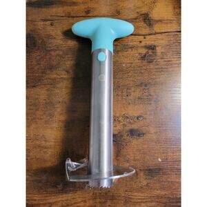 Weight Watches (WW) 5203 Green/Silver Stainless Steel Pineapple Corer/Slicer